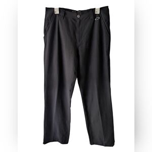 Oakley Men's Flat Front Black Dress Pants W34 L32